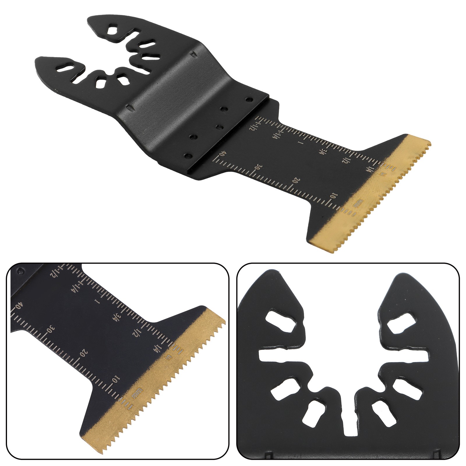 Titanium Oscillating Saw Blades Kit 22 PCS Multitool Cutting Blades for Metal