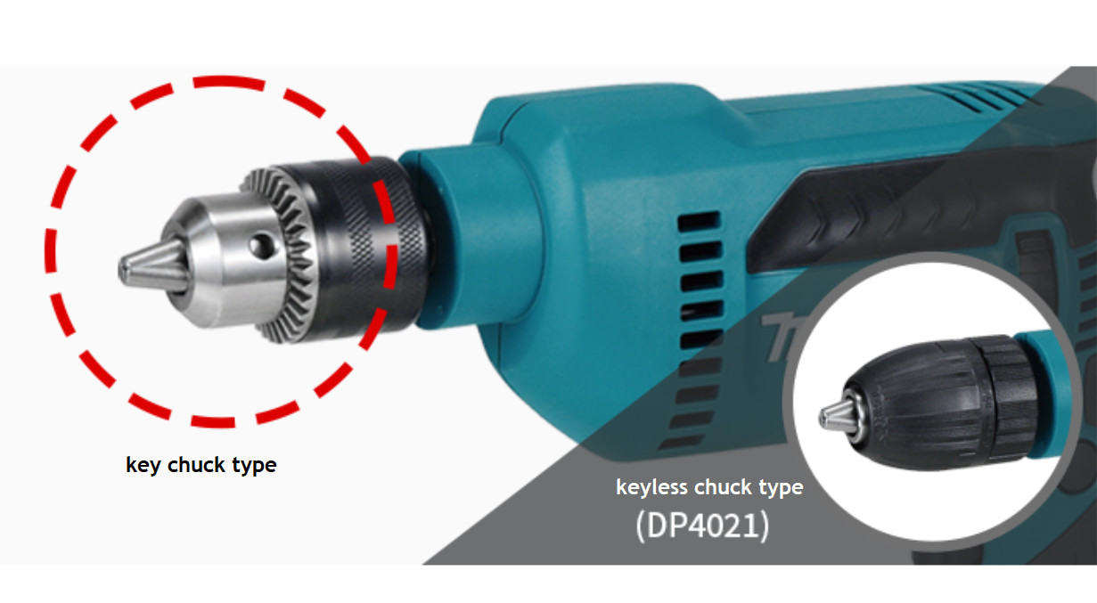 Makita DP4020 Corded 220-240V Drill 630W 3000Rpm 13mm Keyed 269mm 1.6kg USA(X)