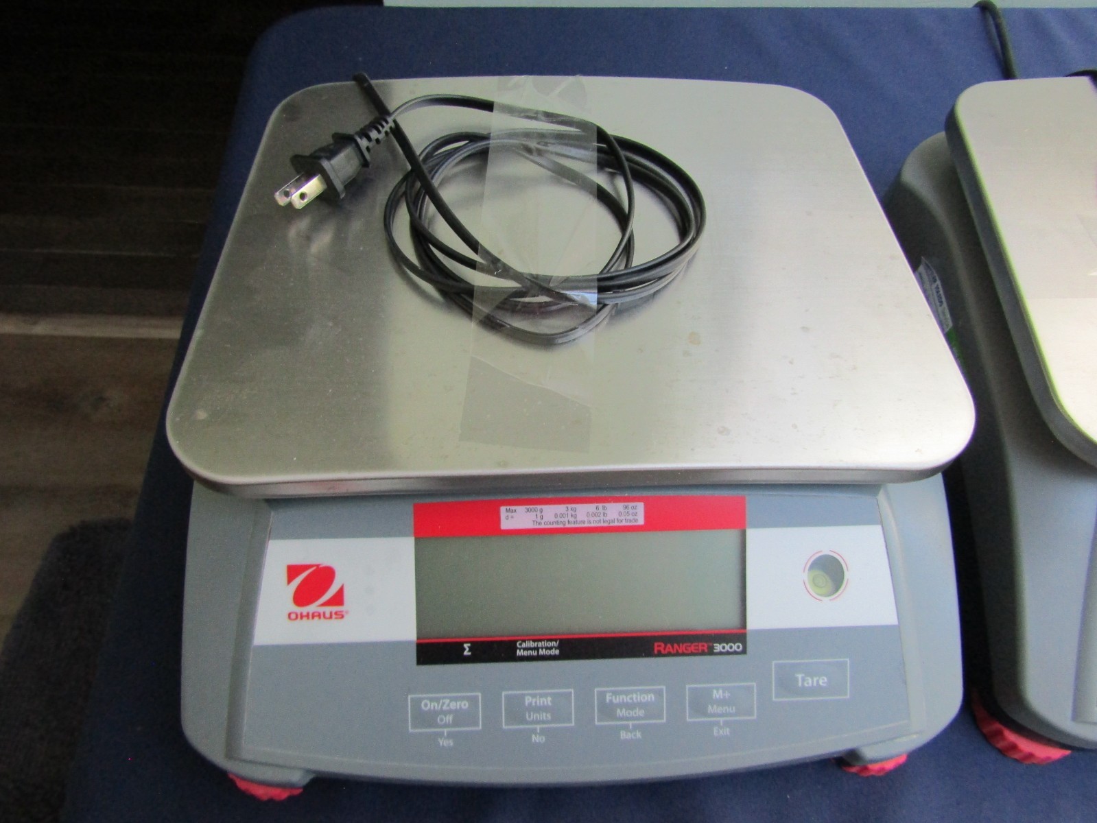 Ohaus Ranger 3000 R31P3 Compact Bench Scale max 1500g/3lb GUARANTEED