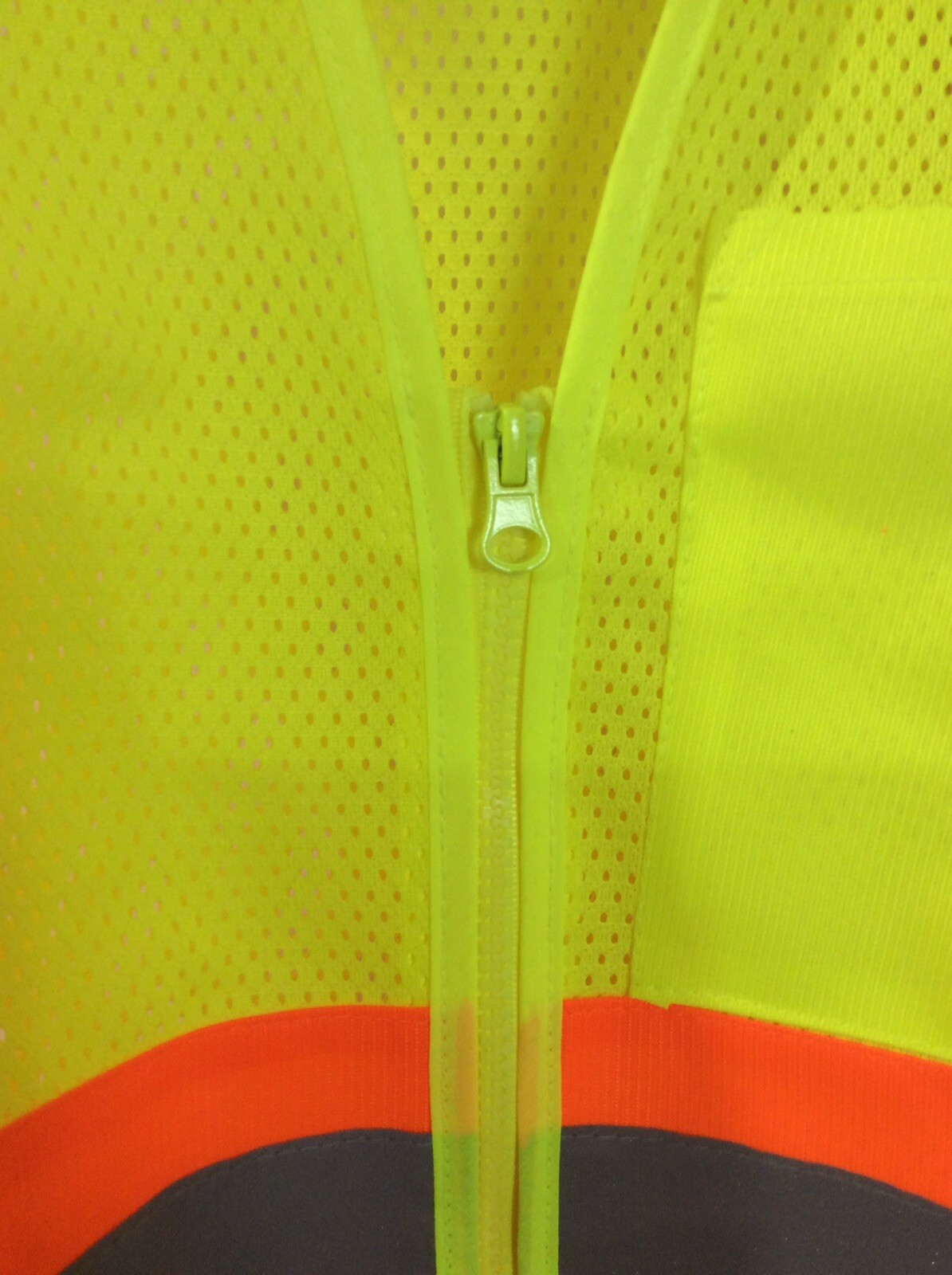 Hi-Vis Yellow Orange Safety Vest Reflective High Visibility Work Construction