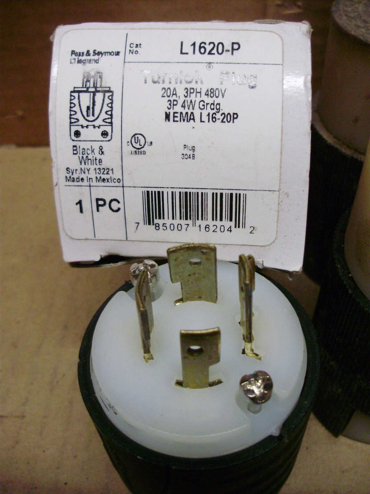 Cord Plugs & Connectors, Male & Female, Hubbell, Legrand, GE, Pass & Seymour