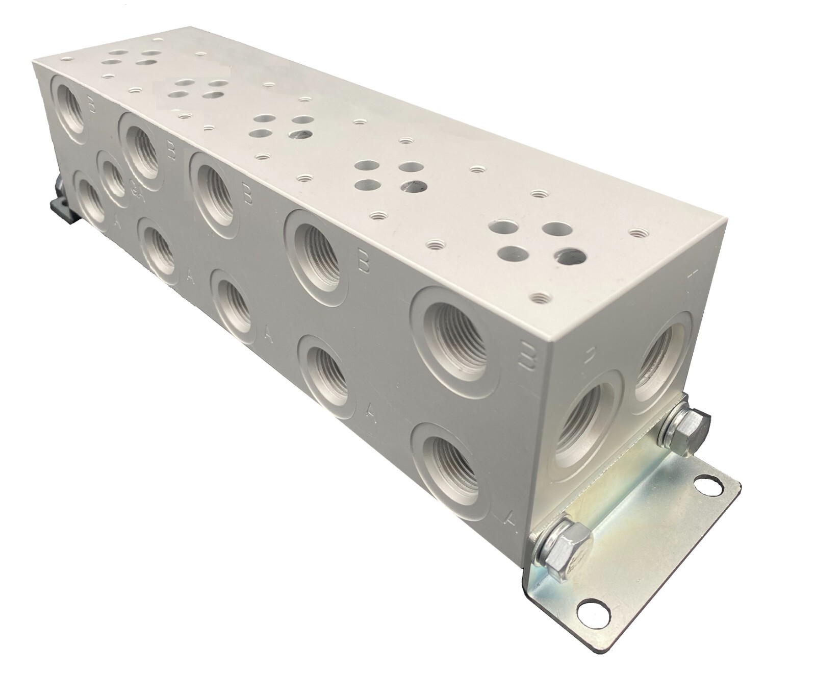 Hydraulic Valve Parallel Manifold Alum. D03 NG6 Cetop 3 pattern 1-5 Station MPA6