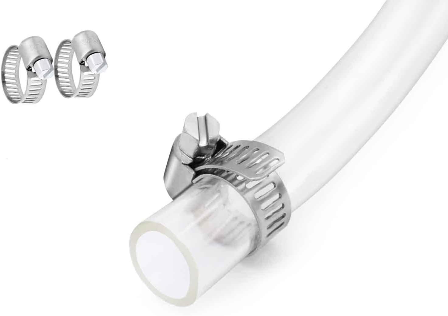 Clear Vinyl Tubing 10ft Flexible PVC Hose Lightweight Non-Toxic