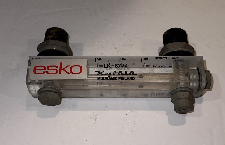 Esko LK-6774 Air Flow Meter Rotameter Finland
