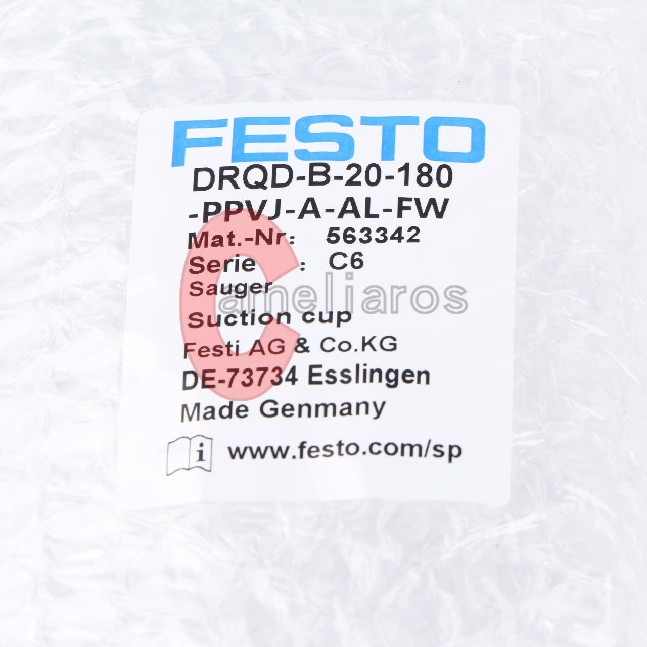 New In Box FESTO DRQD-B-20-180-PPVJ-A-AL-FW (563342) Twin-piston Cylinder