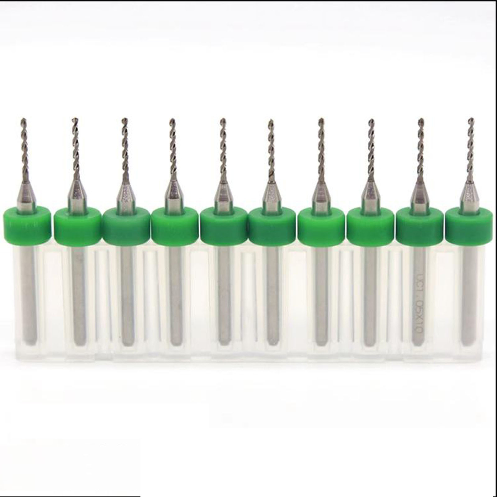 Φ 0.1mm ~ 3.175mm Carbide Micro Drill Bits CNC PCB Dremel Portable 1/8″ Shank