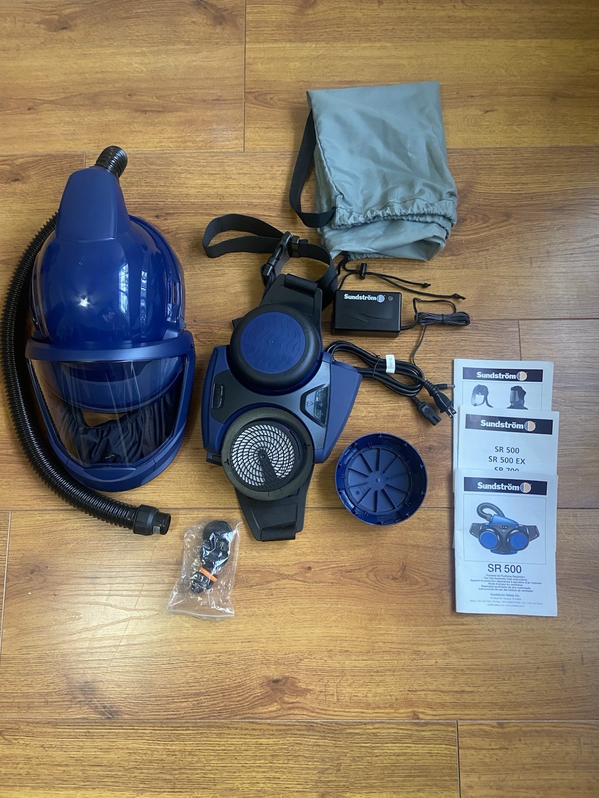 Sundstrom SR500 SR530 Soft Hood Battery Powered Air Purifying Respirators PAPR