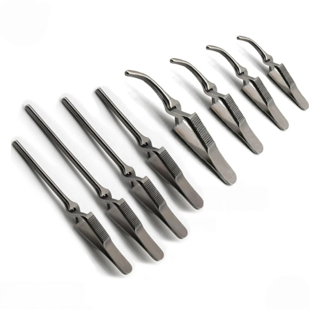 Debakey Bulldog Vascular Clamp Forceps Straight/Curved Set