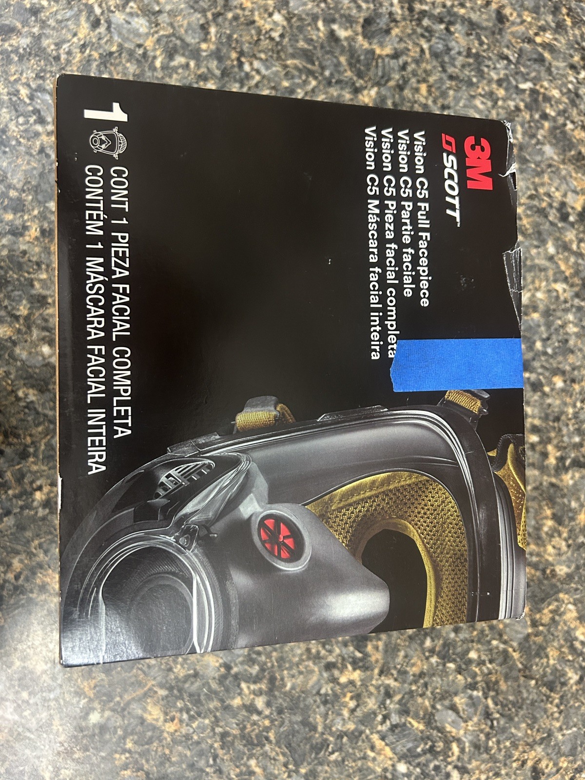 3M Scott Vision C5 Full Facepiece Respirator Mask Small Gen2 New Open Box