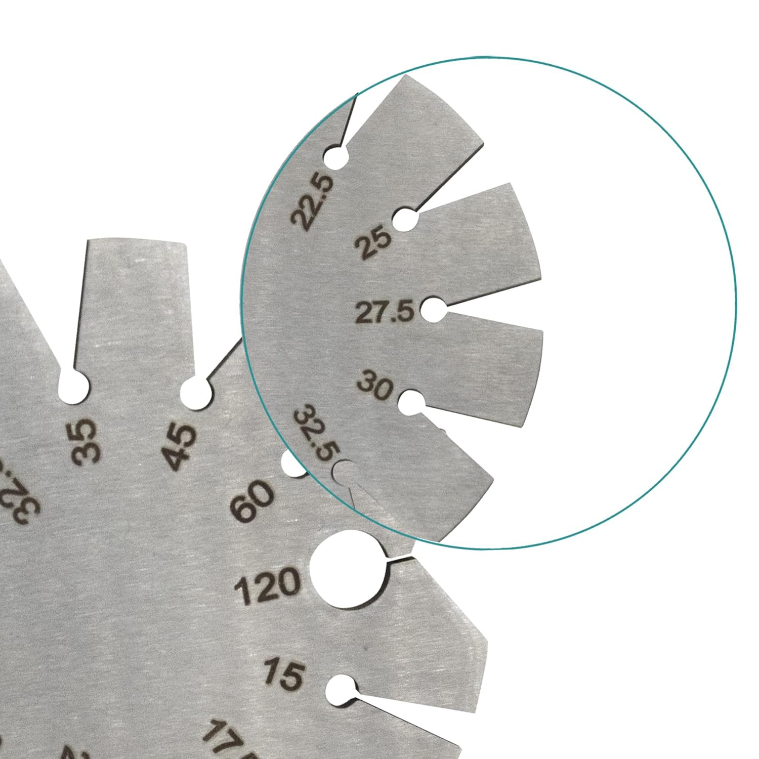Stainless Steel Bevel Gauge – 15°-120° Knife & Axe Angle Finder | Precision Tool