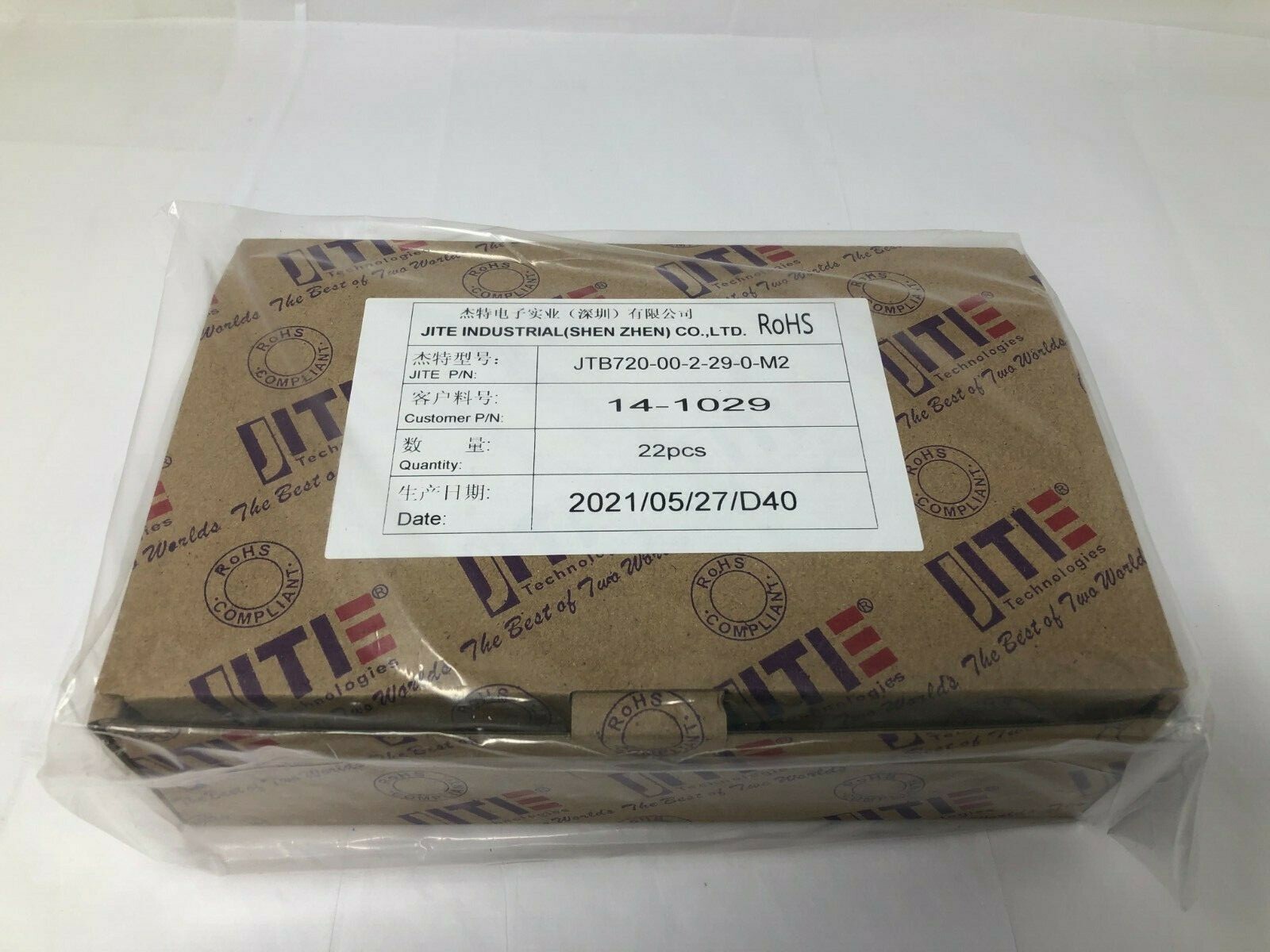 JITE JTB720-00-2-29-0-M2 Industrial Terminal Block Connector Lot of 22 Pairs