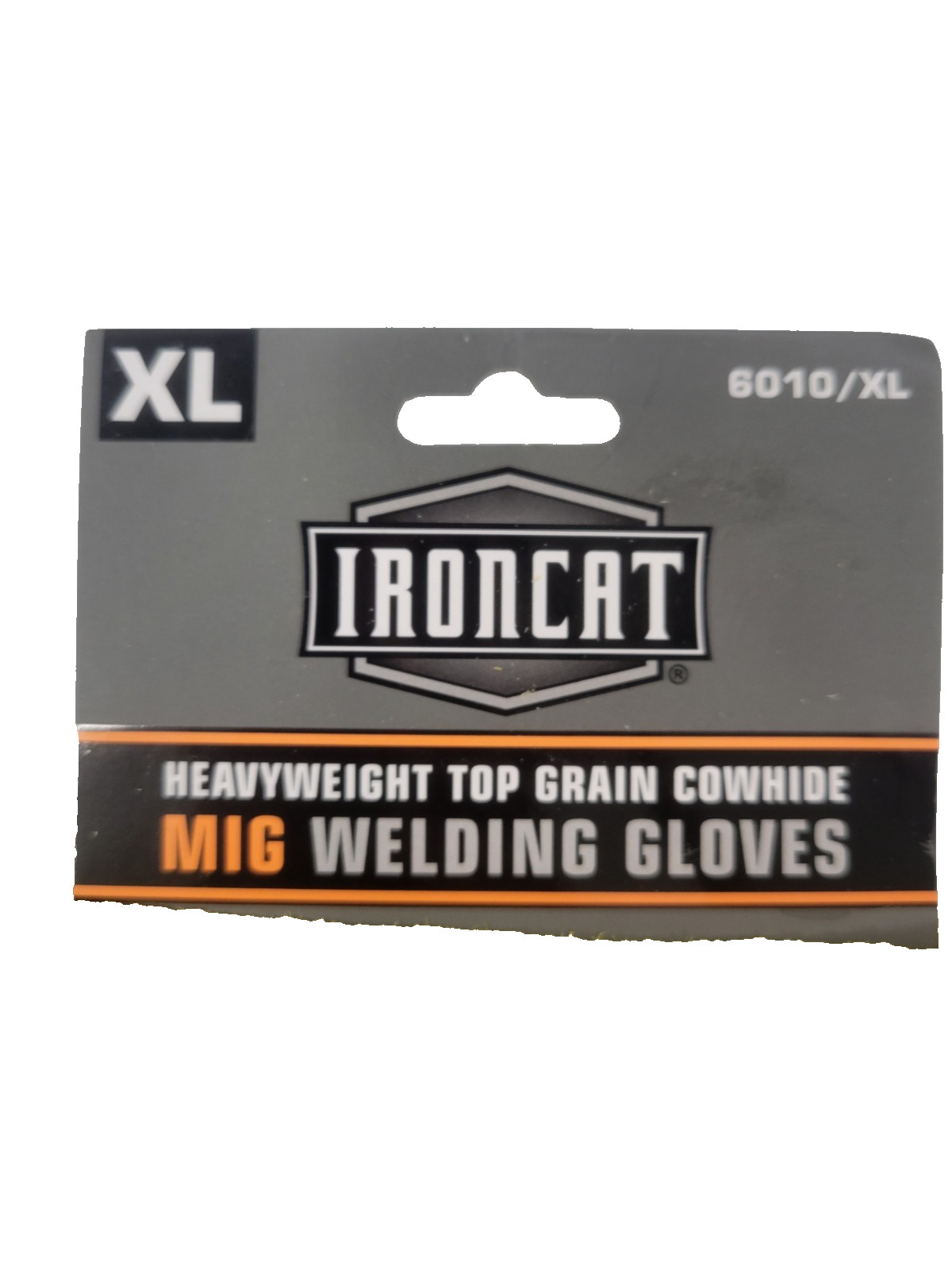 Ironcat Welding Gloves, Gauntlet Cuff, Wing Thumb, A Cowhide, XL, 9 PK 6010/XL