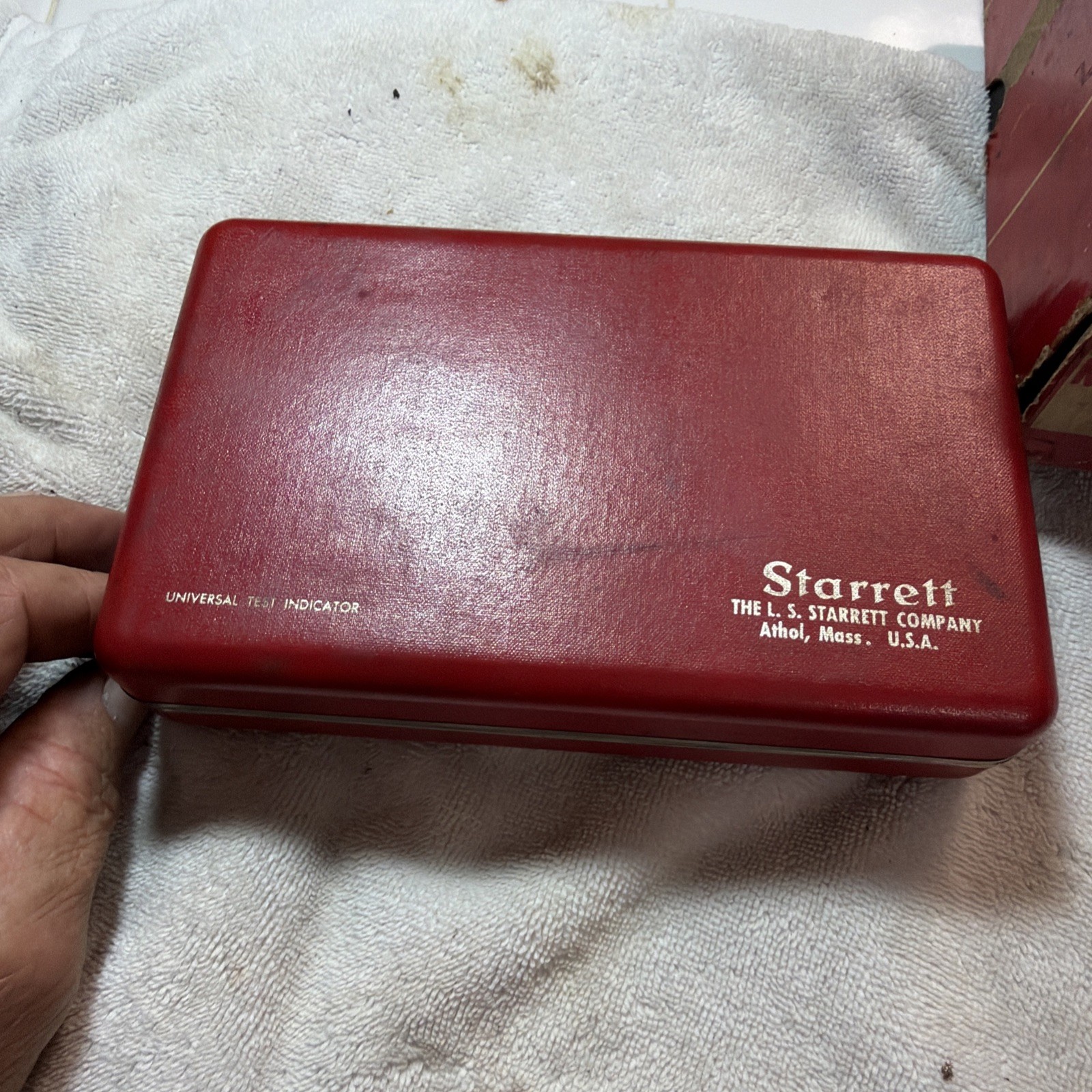 Starrett 196A Dial Indicator With Case & Original Box