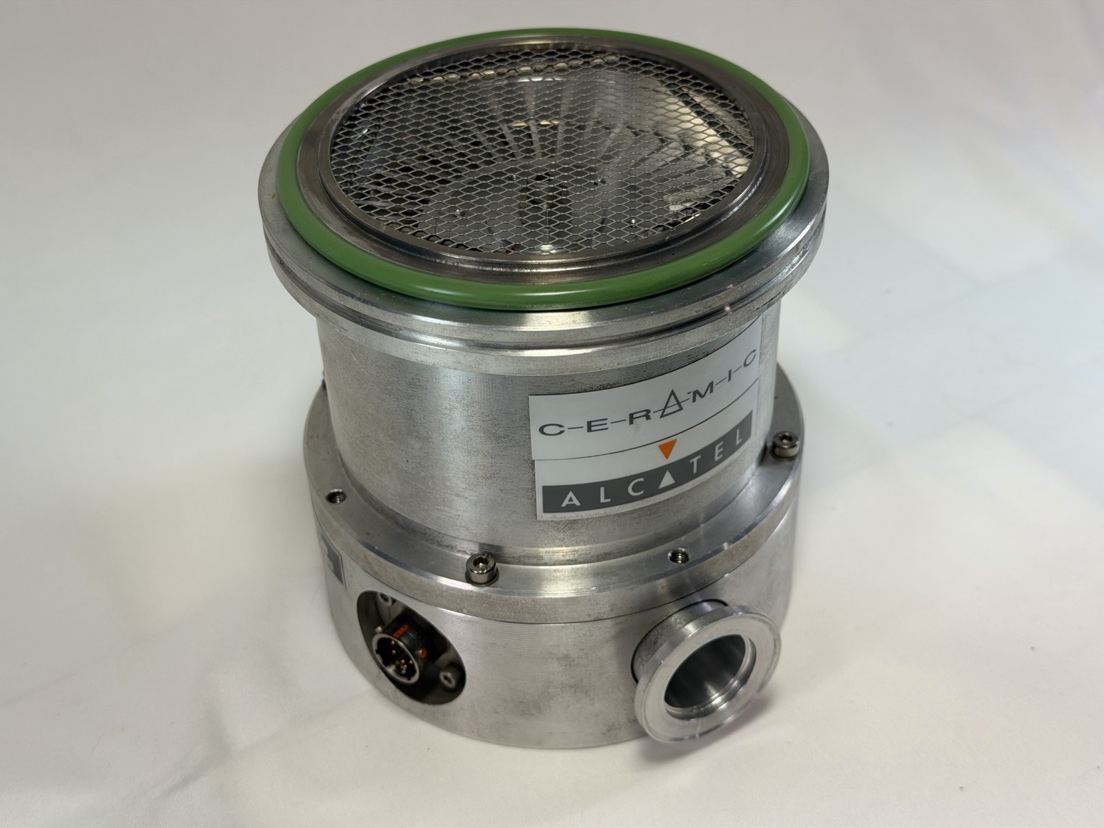 Alcatel 5101 Turbomolecular Pump ISO100 Inlet KF25 Exhaust w/ Ctrl Cable AS-IS