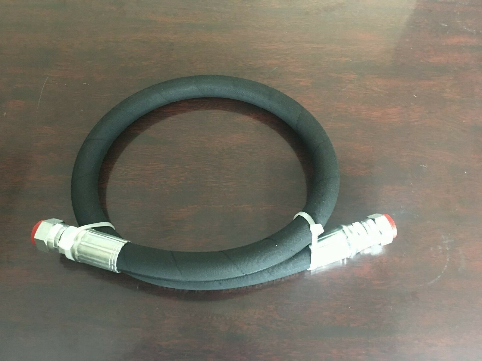  1/2″ x 72″ 2 Wire 5,000 PSI Hydraulic Hose Assembly with 2- Female JIC Swivels