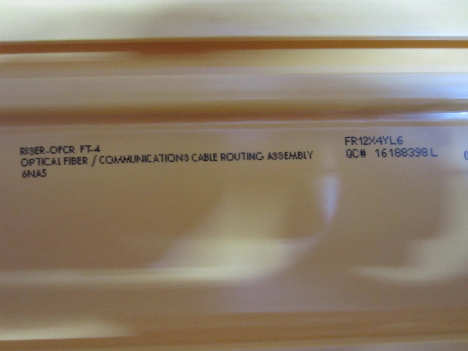PANDUIT FR12X4YL6 | 12X4 6FT Optical Fiber Runner Channel NEW (12 in stock)