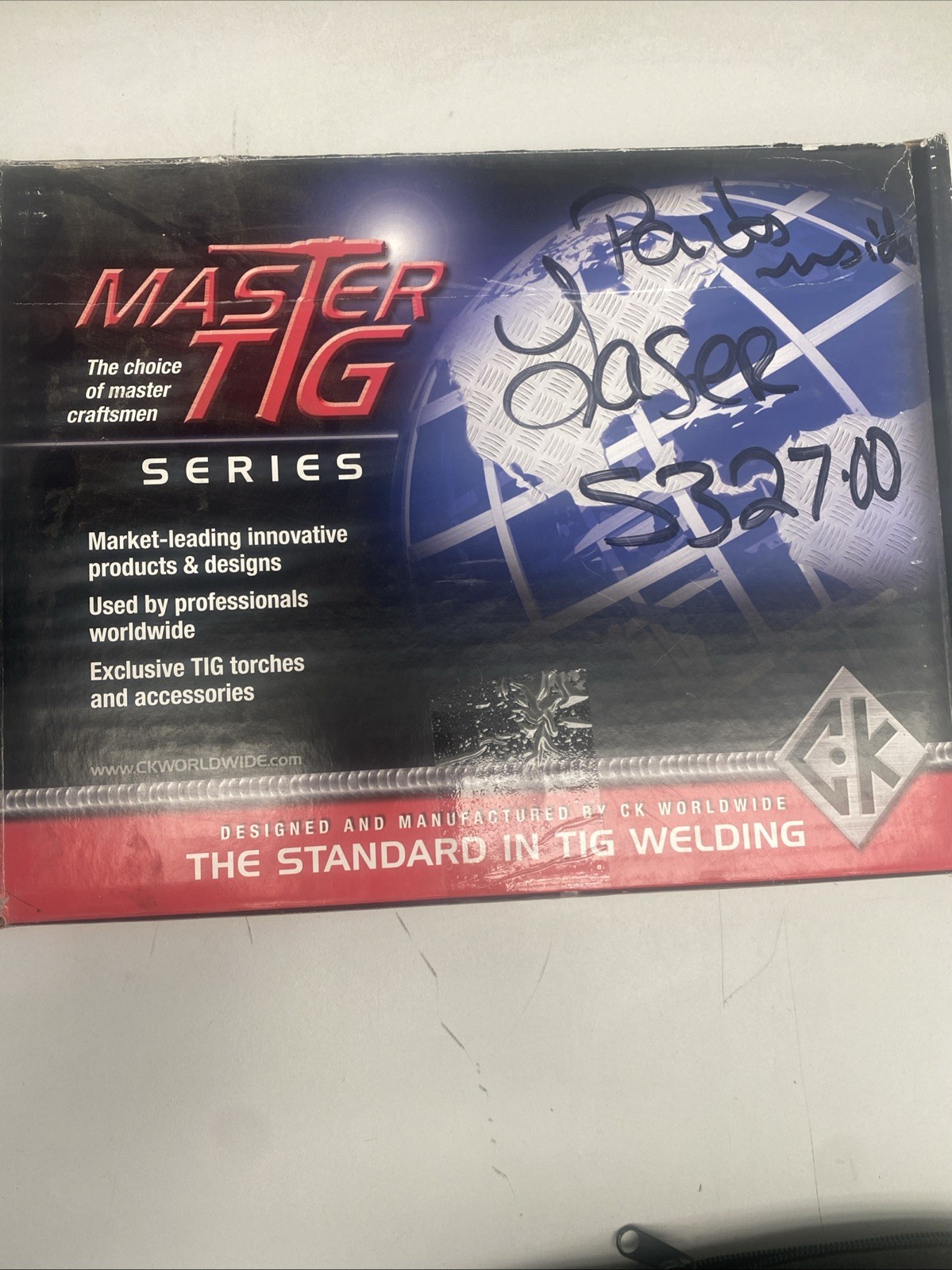 Master CK2325V FX TIG Welding Series CK Worldwide Torch with Cable 25′