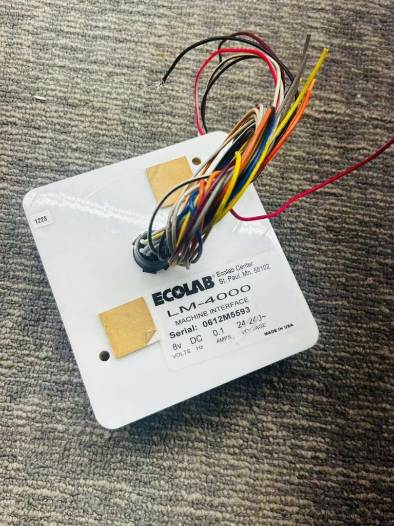 Ecolab LM-4000 Machine Interface Module Harness DB9 8V DC Laundry – 101034