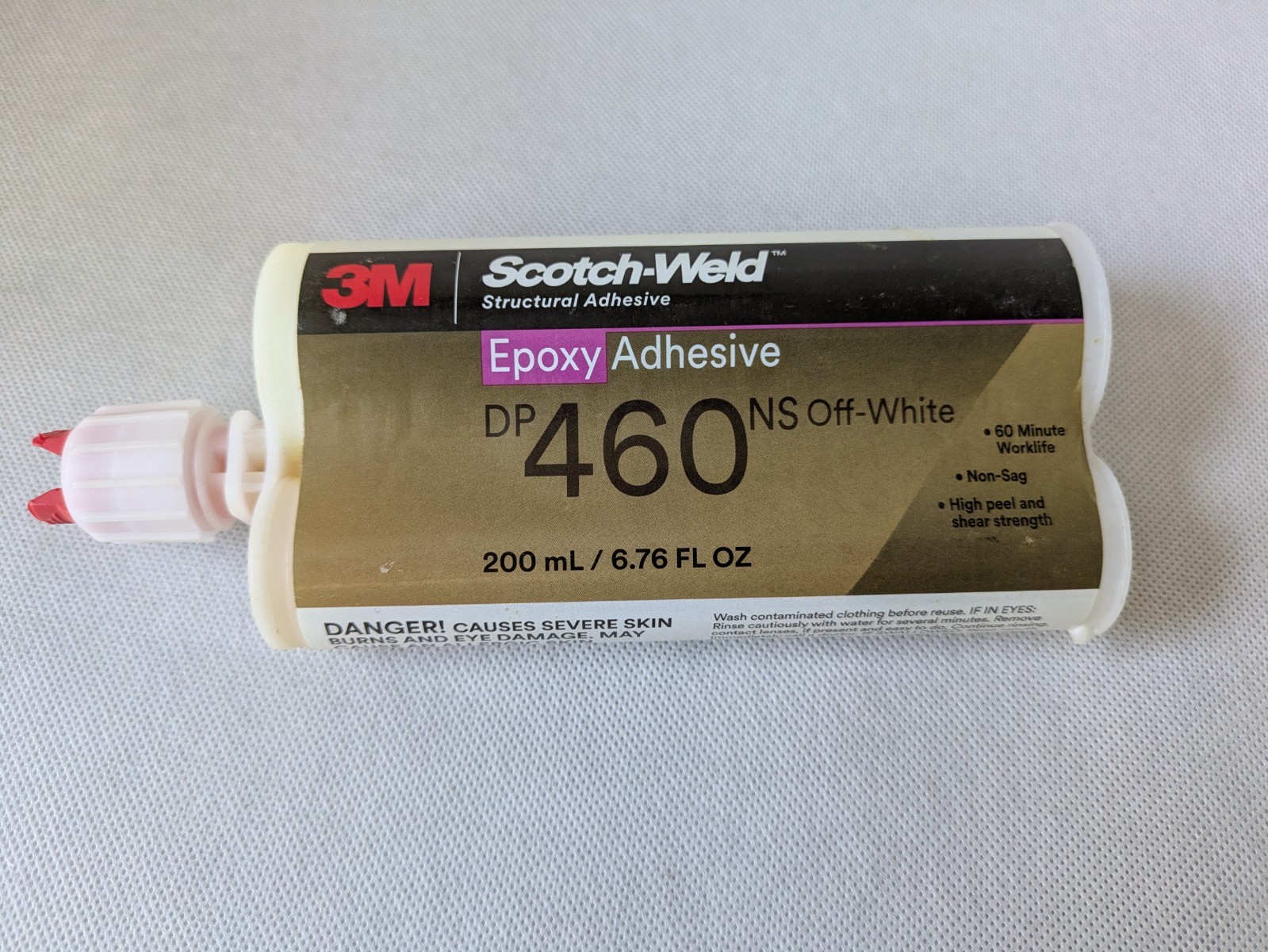 3M Scotch Weld DP 460 NS Off White Adhesive 200mL expired