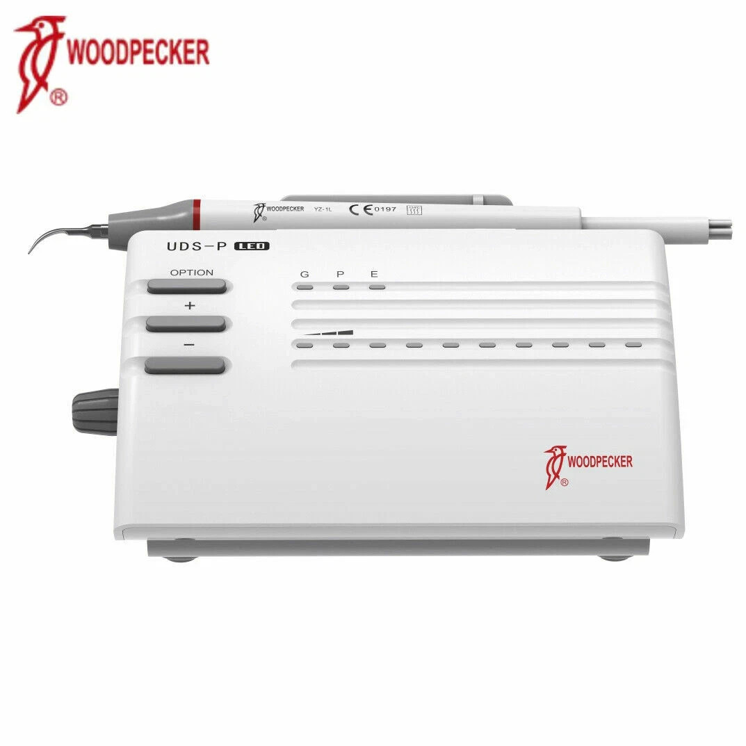 100%Original Woodpecker UDS-P LED Dental Ultrasonic Piezo Scaler Handpiece 6Tips