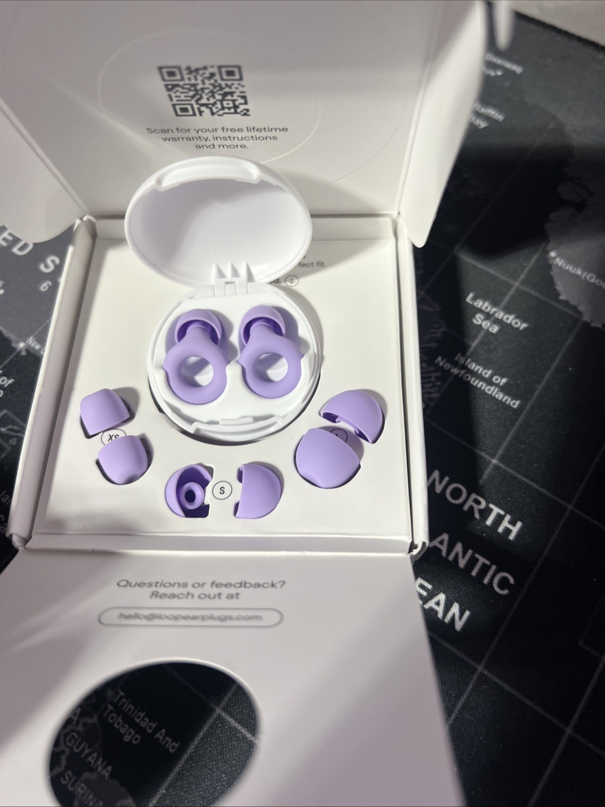 Loop Quiet 2 Ear Plugs Violet Noise-Reducing Earplugs NRR 14dB SNR 24dB