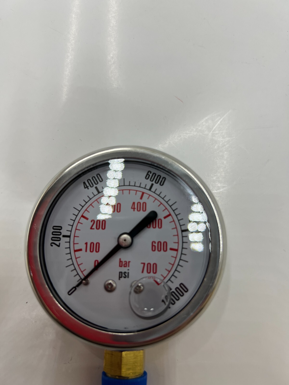 Dynamic Fluid Components Pressure Gauge 0-10000psi 0-700bar 2.5″ CF1P-700A