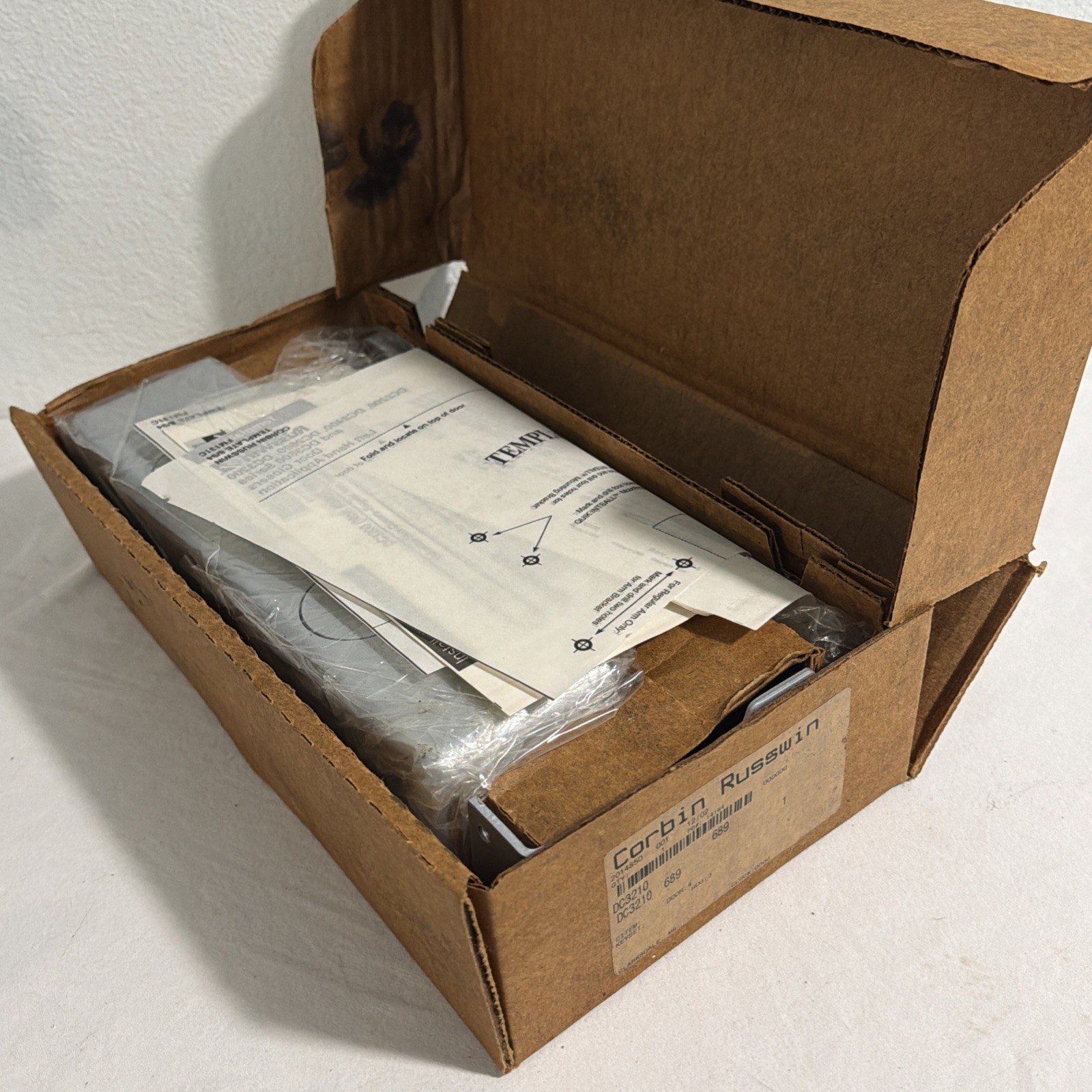 Corbin Russwin DC3210 689 Door Closer New NOS Aluminum Heavy Duty High Traffic