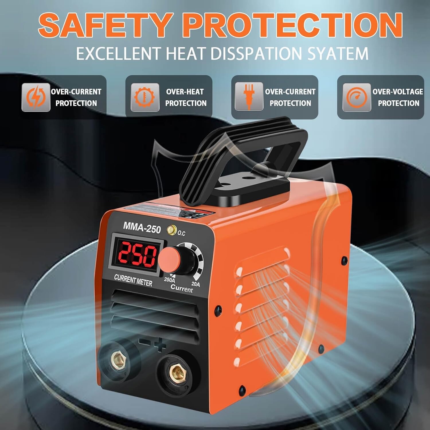 Stick Welder 250 Amp 110V Mini LED Display Digital Inverter IGBT Welding Machine