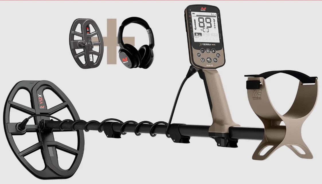 Minelab X-Terra Elite Expedition Pack with Two Coils V8X, V12X Coils ML85
