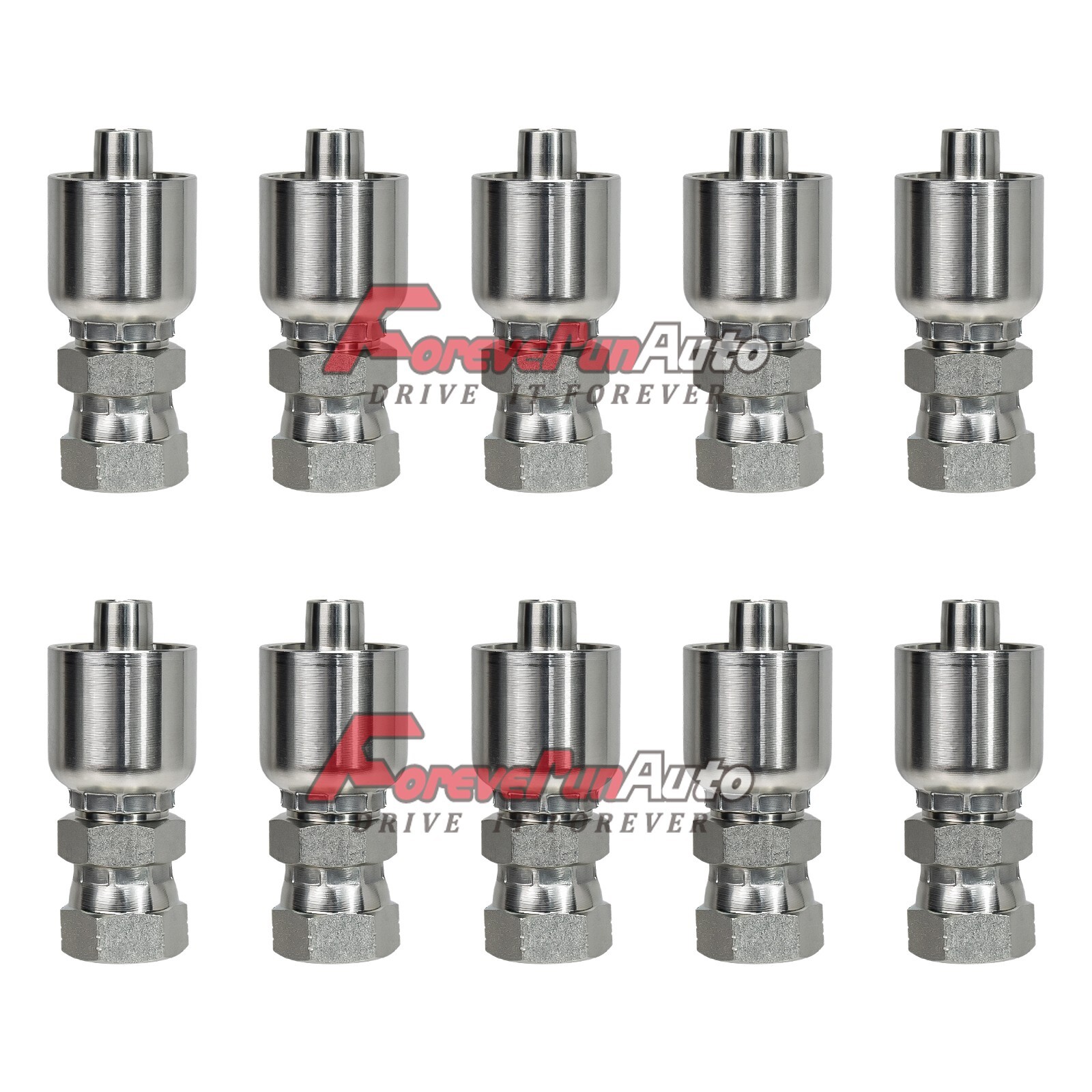 10643 8-8 HYDRAULIC HOSE FITTINGS 1/2″ FJIC 10PK, FITS FOR PARKER, 10 PCS