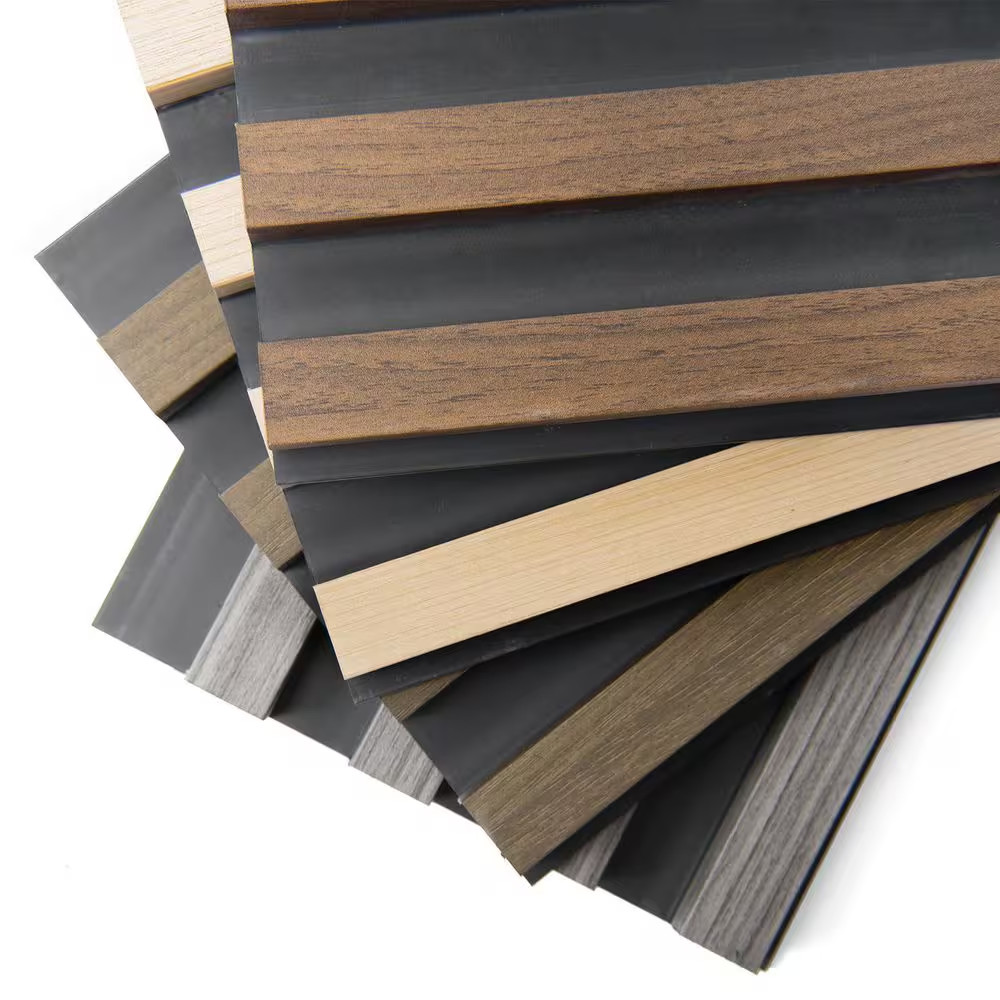 0.7 In. X 5.9 In. X 6.3 In. 4-Colour Samples Pack, PVC Decorative Wall Paneling,