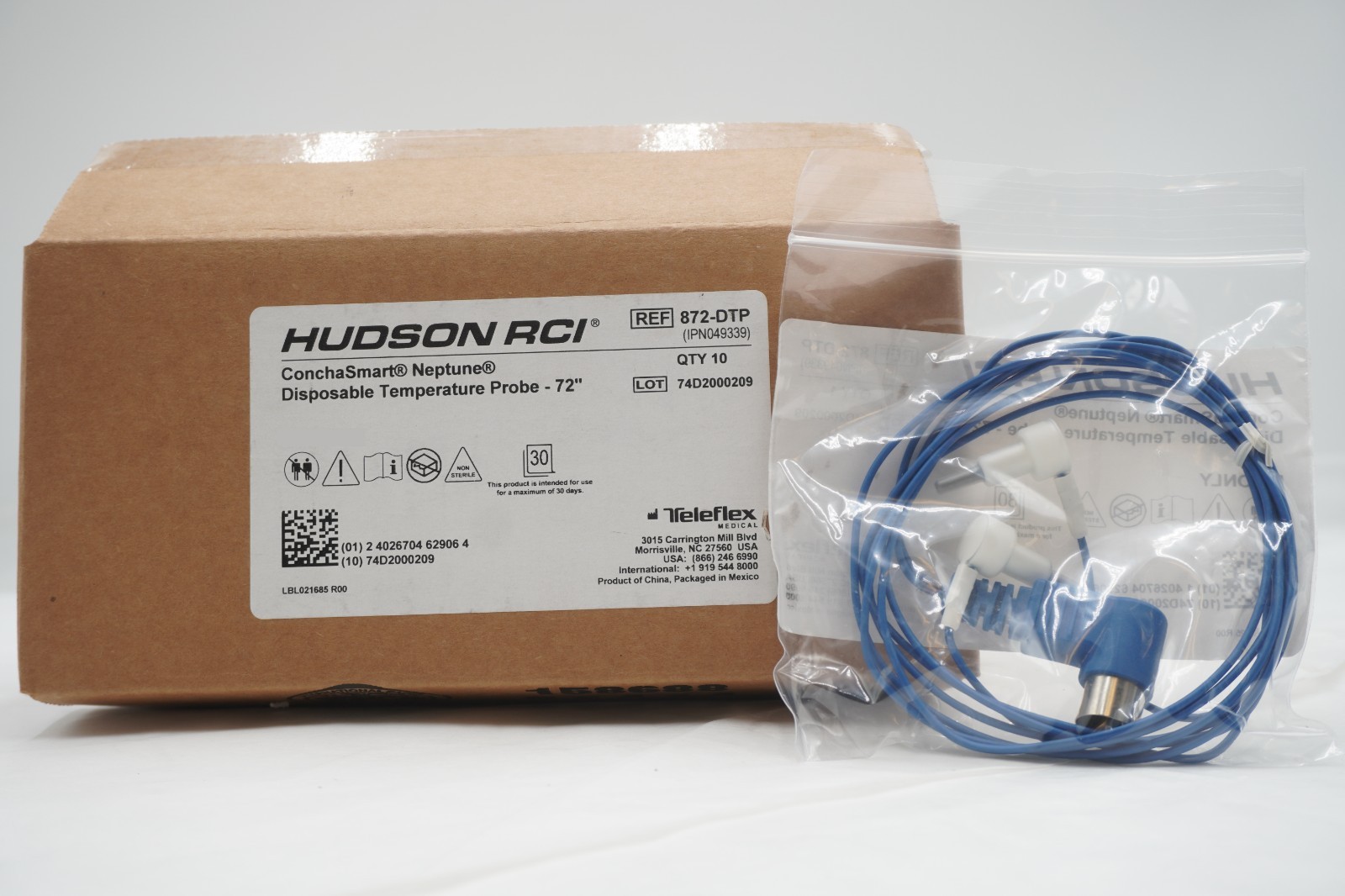 Teleflex Hudson RCI 872-DTP Temperature Probe 72″ Box/10pcs