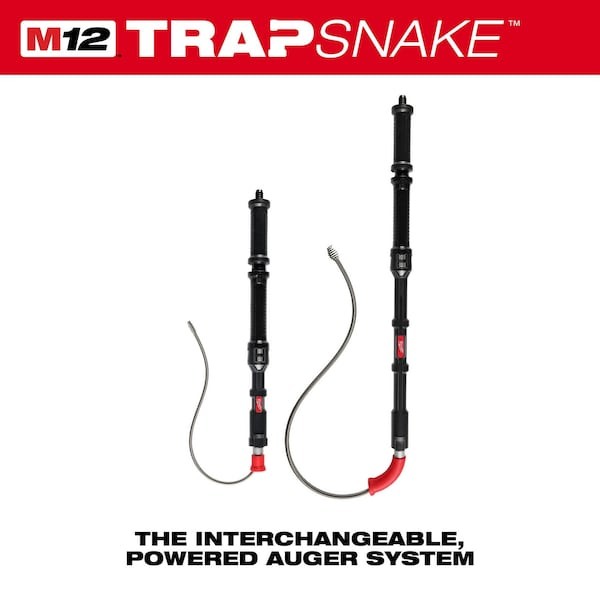 Milwaukee Tool 3577-21 M12 Trapsnake 2-Tool Toilet And Urinal Auger Combo Kit
