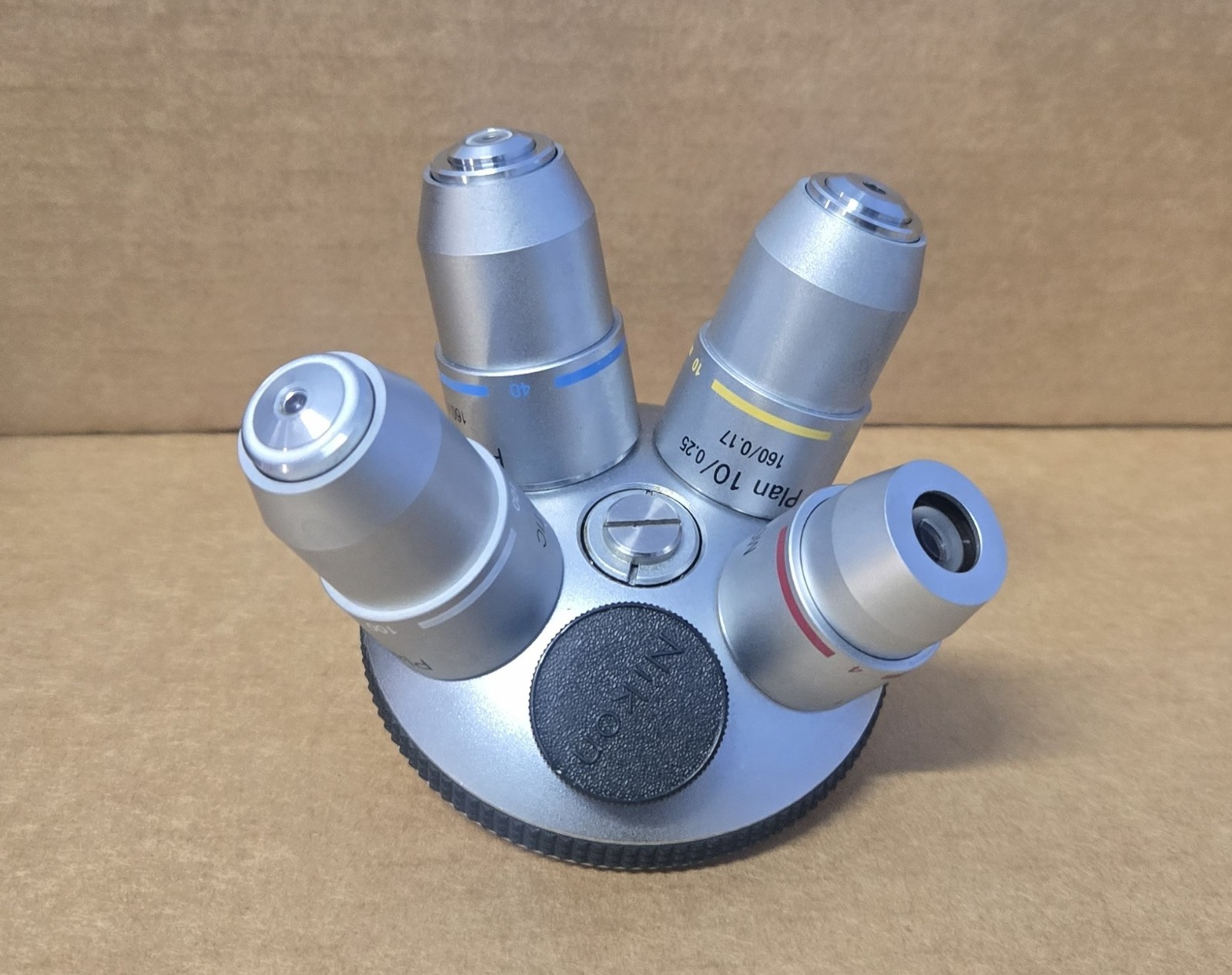 MOTIC MICROSCOPE OBJECTIVES LENS 4 X 10 X 40 X 100 X (INV06-BIND001B)