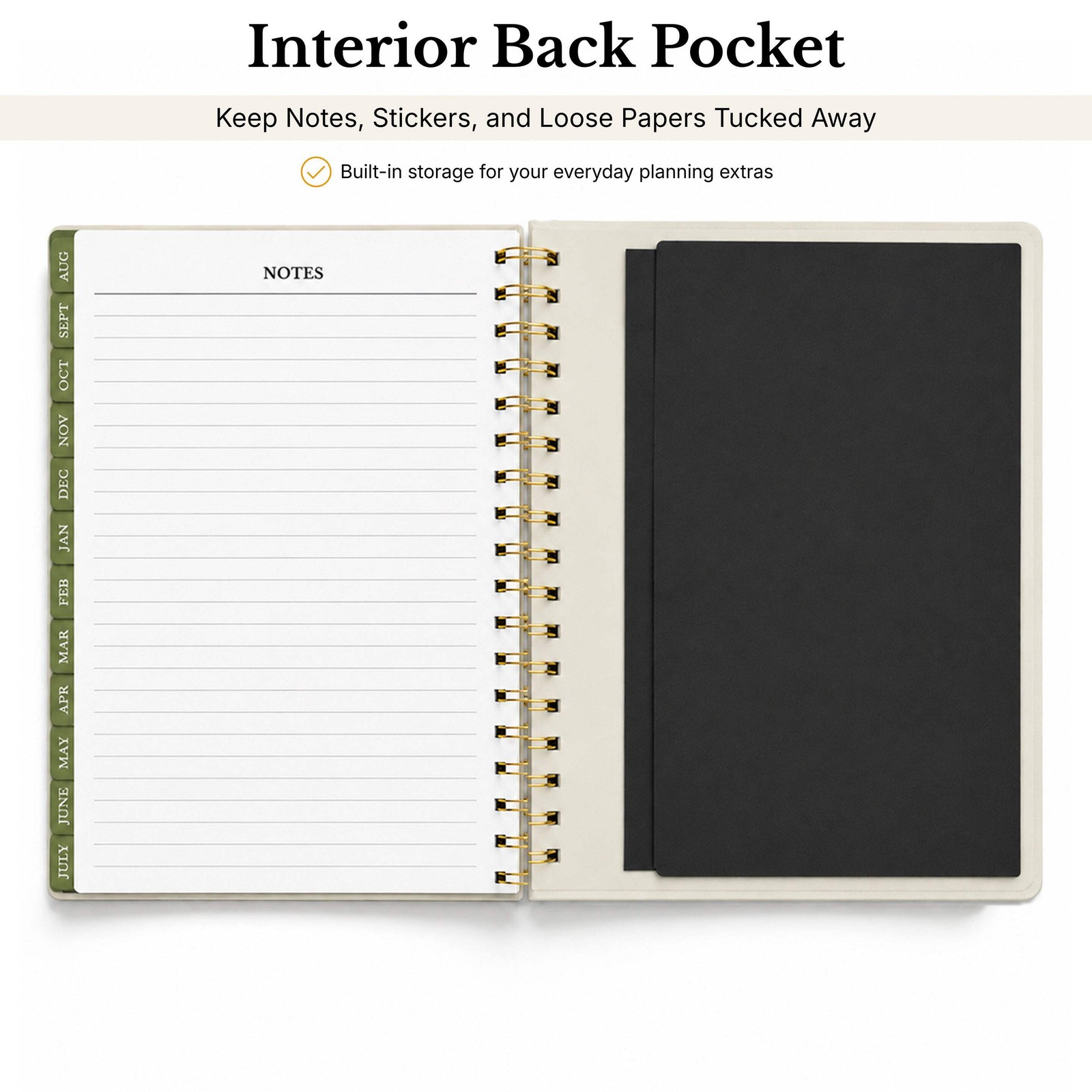 2026-2027 Mid-Year Monthly Weekly Spiral Planner B5 August Start Agenda