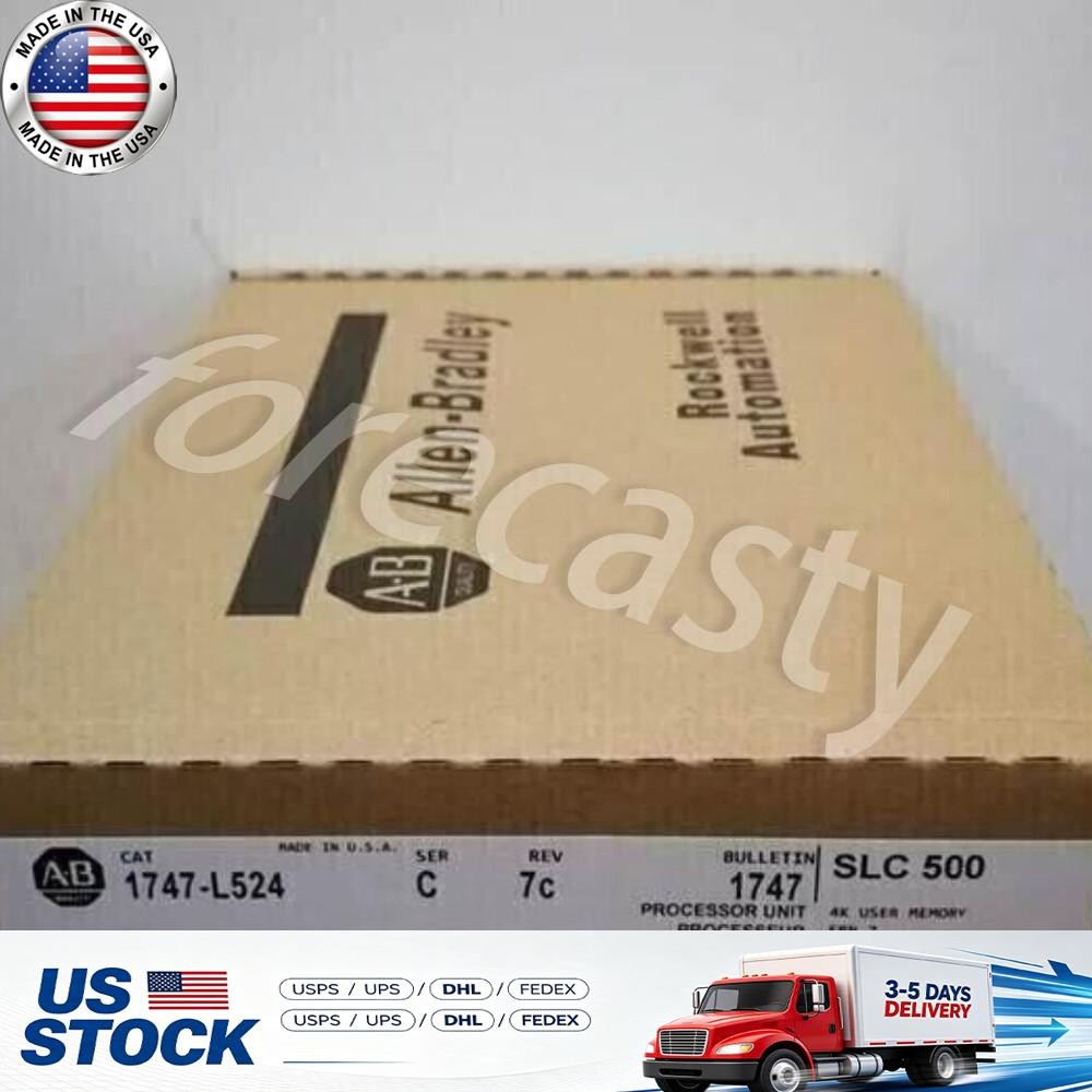 NEW SEALED AB 1747-L524 SLC 500 CPU PROCESSOR UNIT MODULE 1747L524 US Free Tax