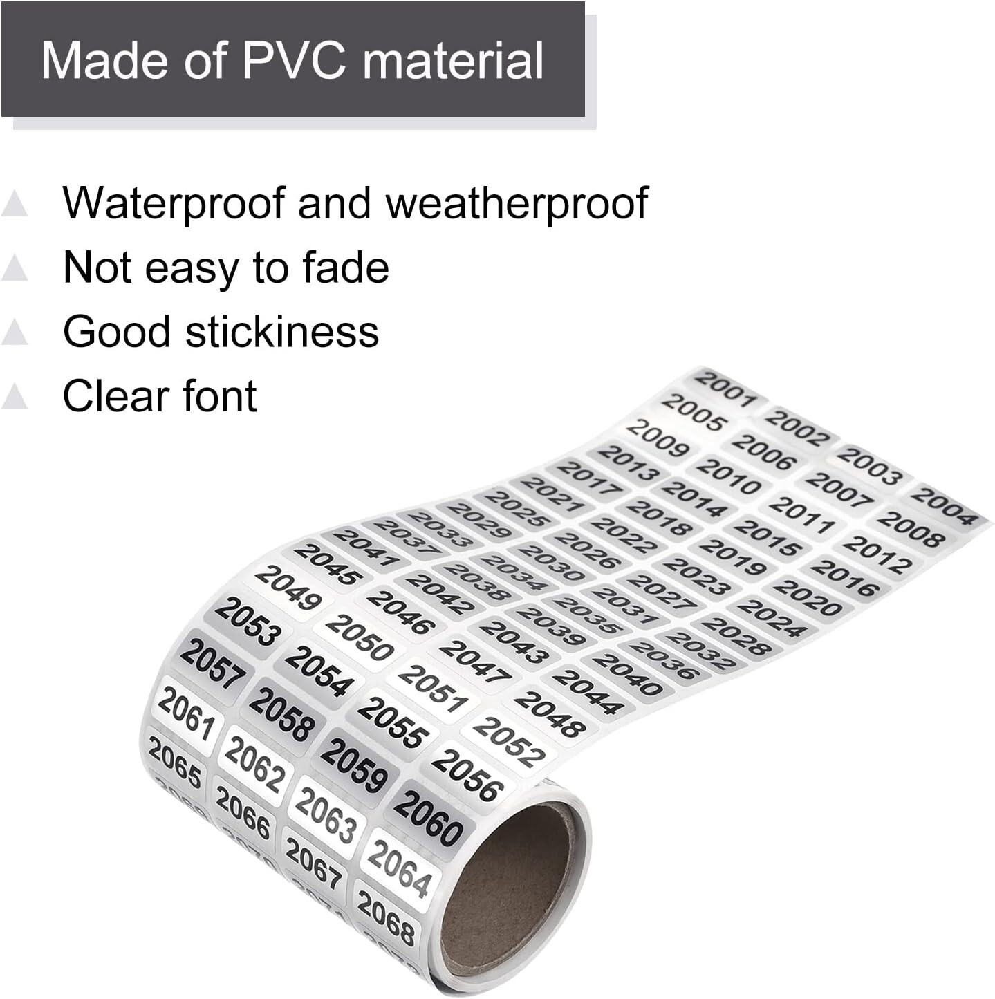 1-20000 Consecutive Number Label Stickers Inventory Control Adhesive Waterproof