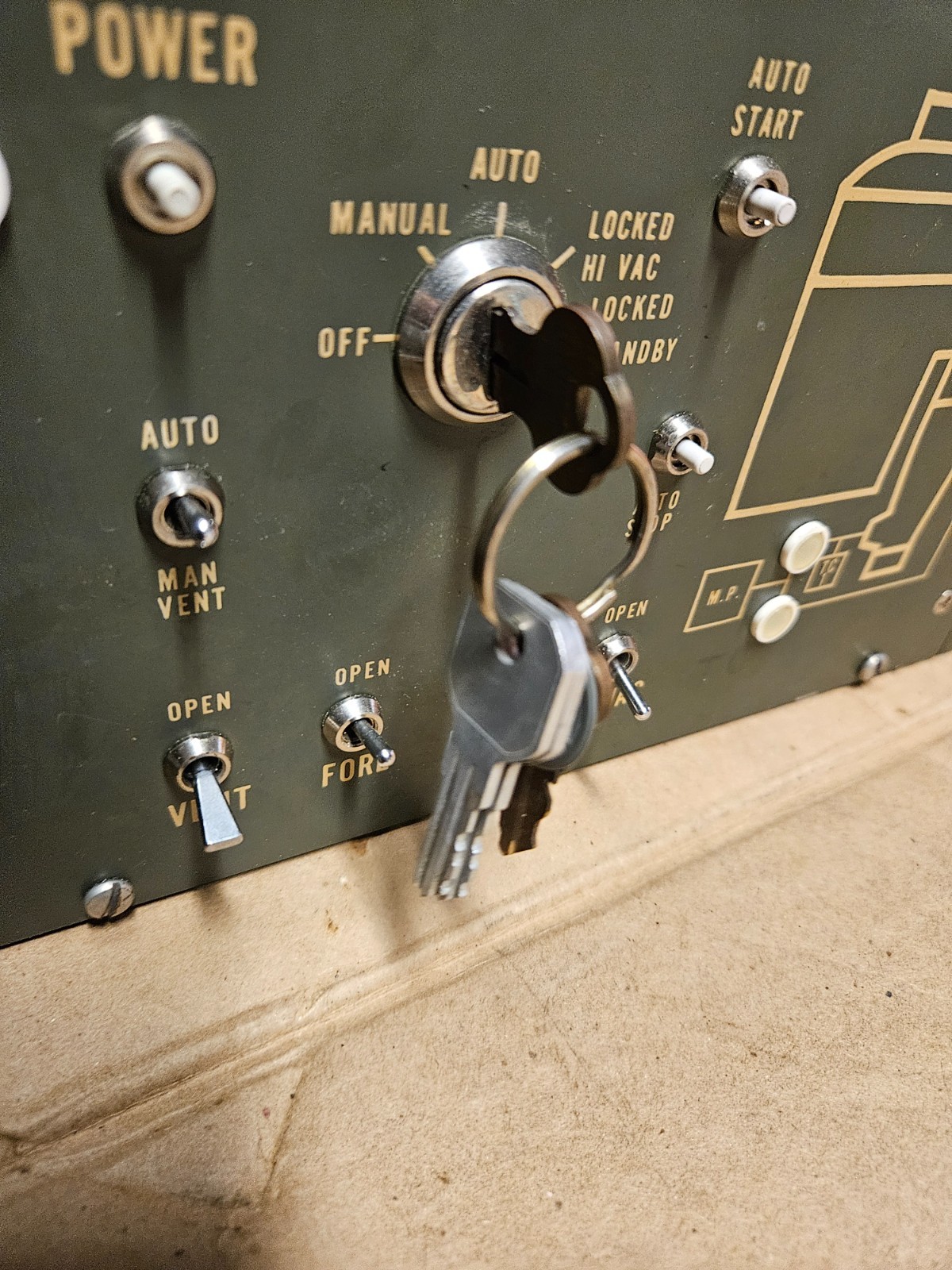 Airco Temescal CV-8-110 E-Beam Power Supply – Model CV-8 – With Keys – Used
