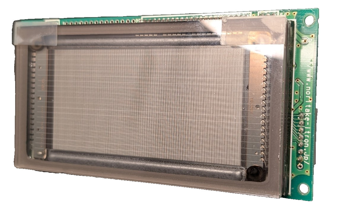 Noritake Itron GU256X128C-3900 256×128 Graphic VFD Display Module Japan
