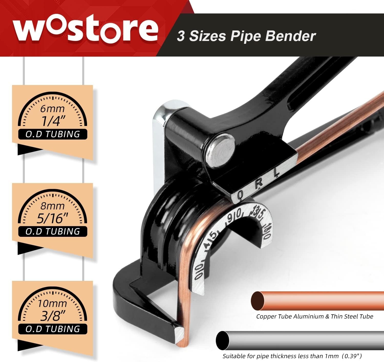 Durable Hand-Powered Tubing Bender – Non-Slip Grip for Effortless Operation