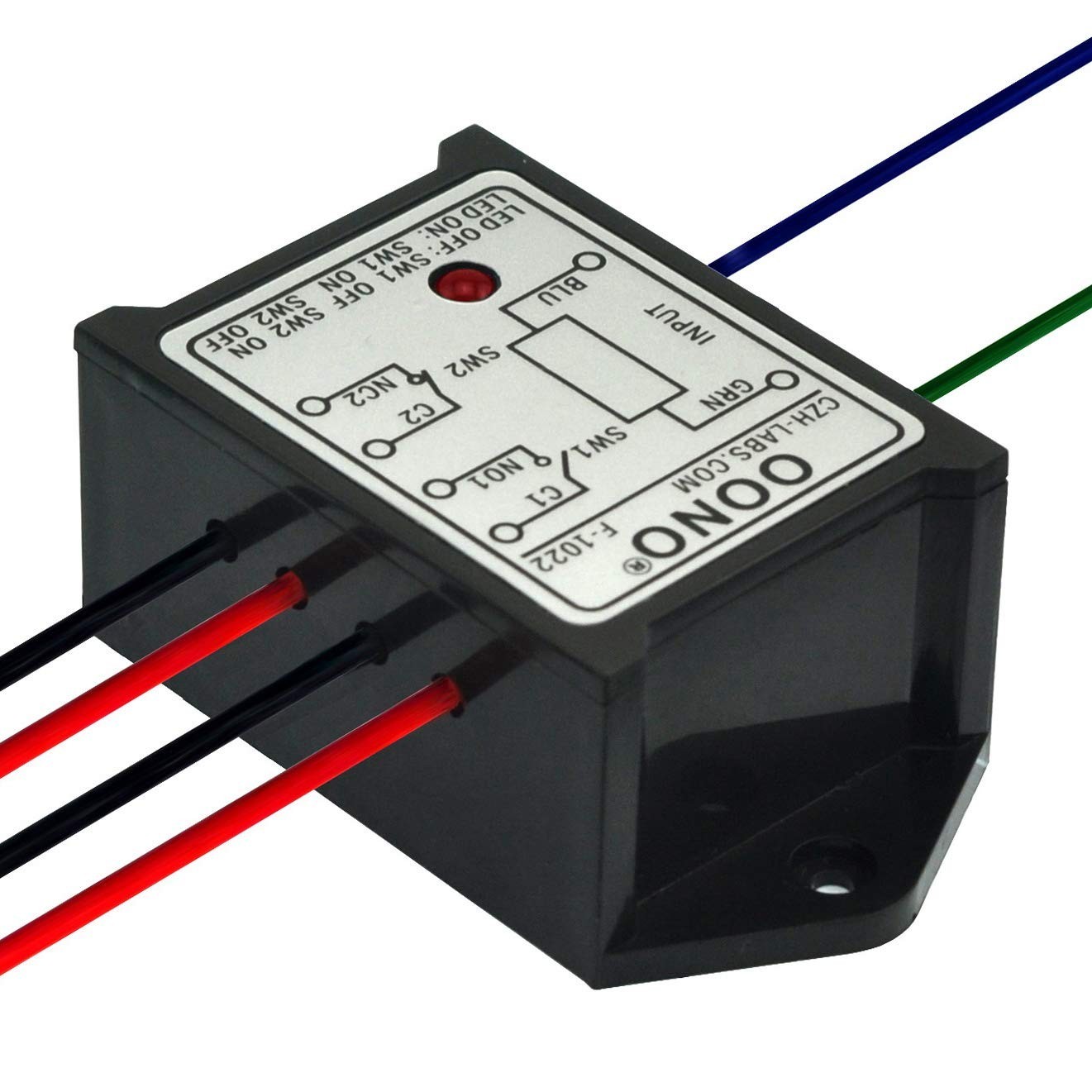 Power Relay Module AC/DC 12V 8A DPST NO NC Screw Mount Compact