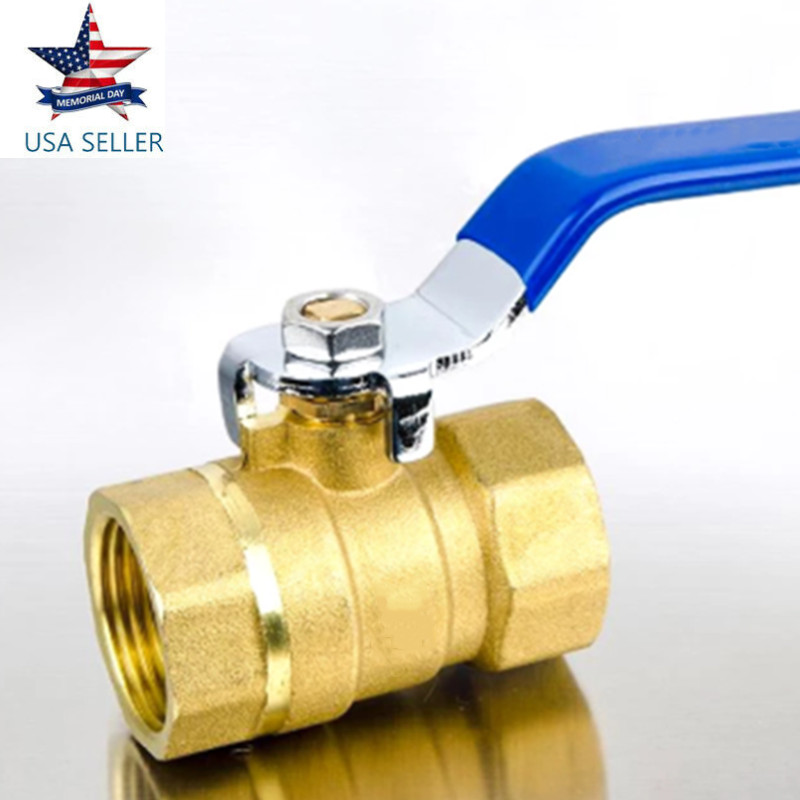 1/2″ BRASS Ball Valve NPT Female Threaded Full Port 300 WOG Tap Water Valve USA