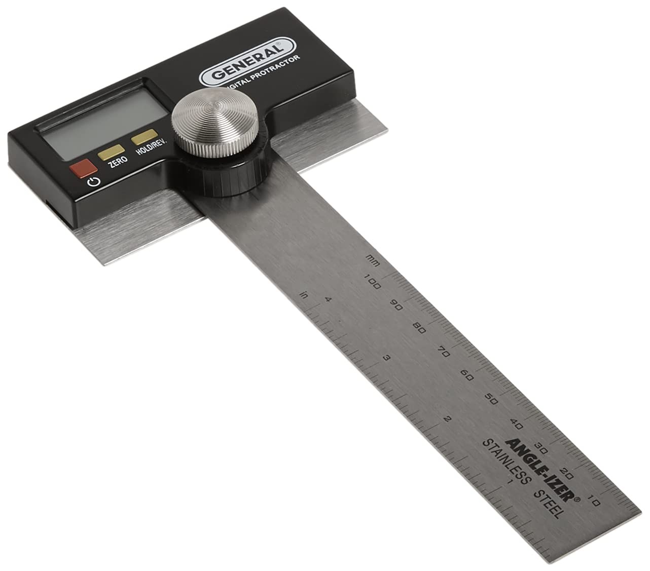 1702 6-Inch Stainless Steel Pivoting Arm Digital Protractor