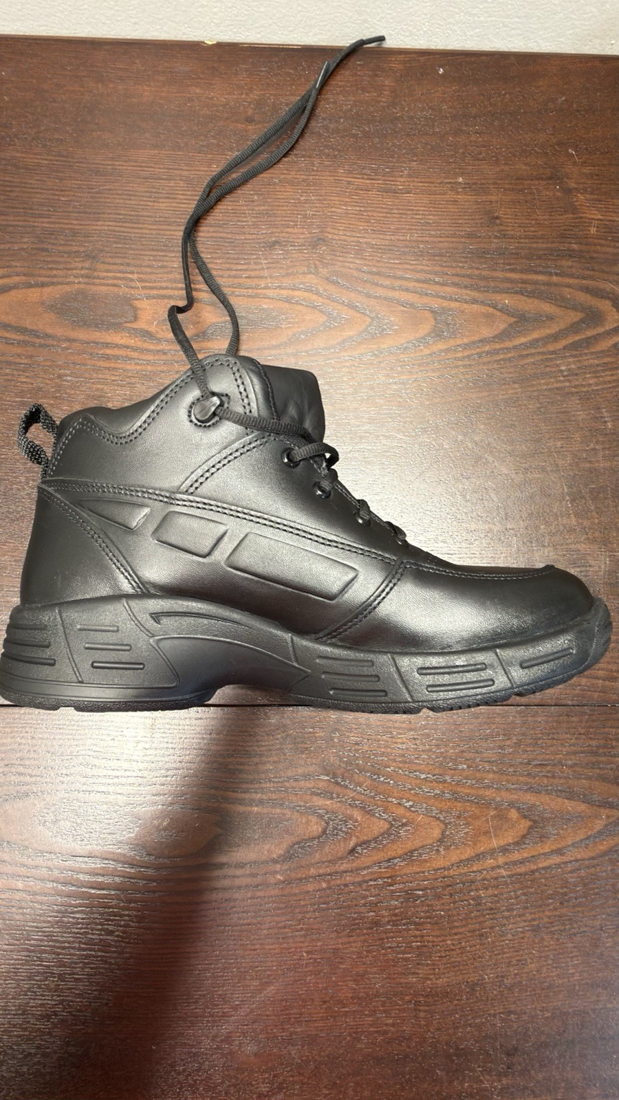 Reebok Work SR USA CP8375 Mens Size 10M Black Leather Slip Resistant Shoes