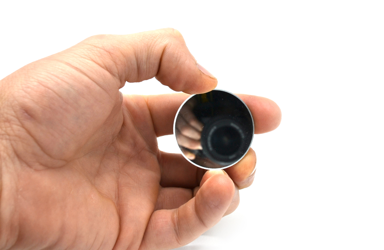 Concave Mirror, Glass, 38mm Diameter, 50mm Focal Length – Eisco Labs