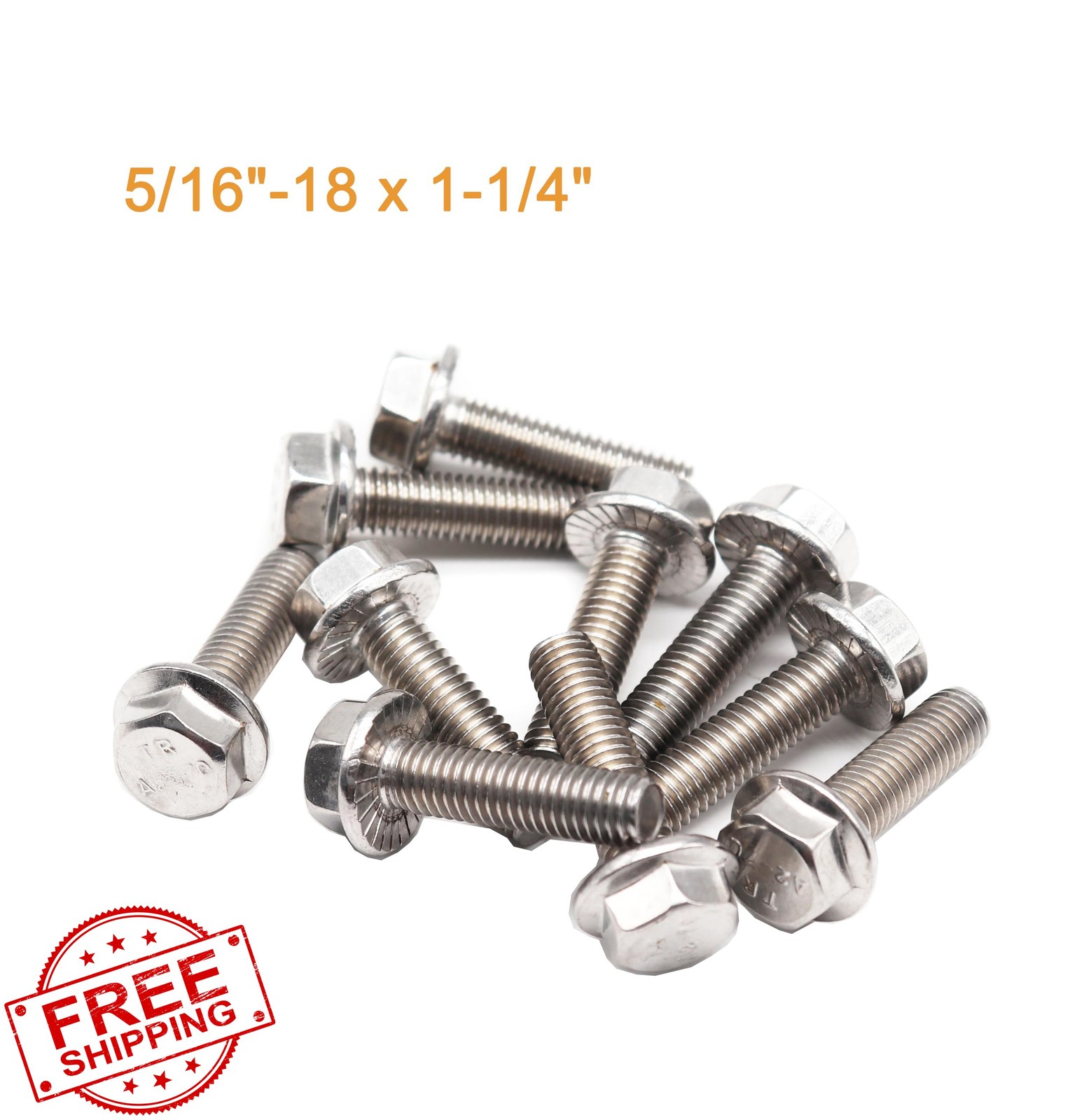 binifiMux 5/16″-24 x 1-1/4″ Flange Bolts 10pcs