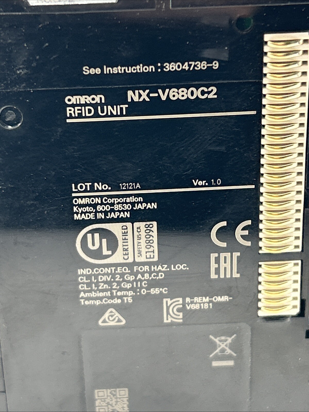 Omron NX-V680C2 PLC Module See Pics 30 Days Warranty