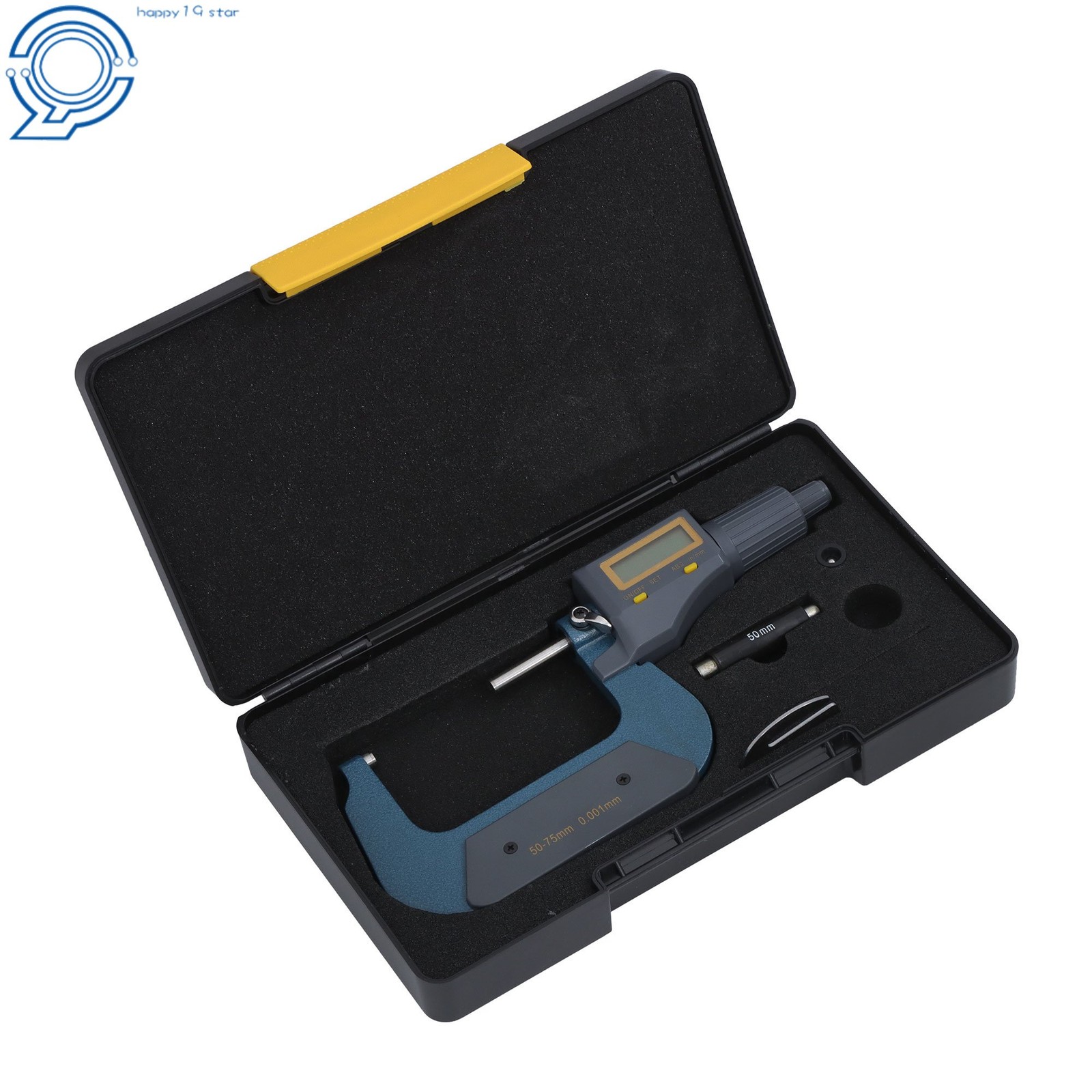 Carbide Tip 50-75mm 2-3″ 0.00005″ Digital Electronic Outside Micrometer