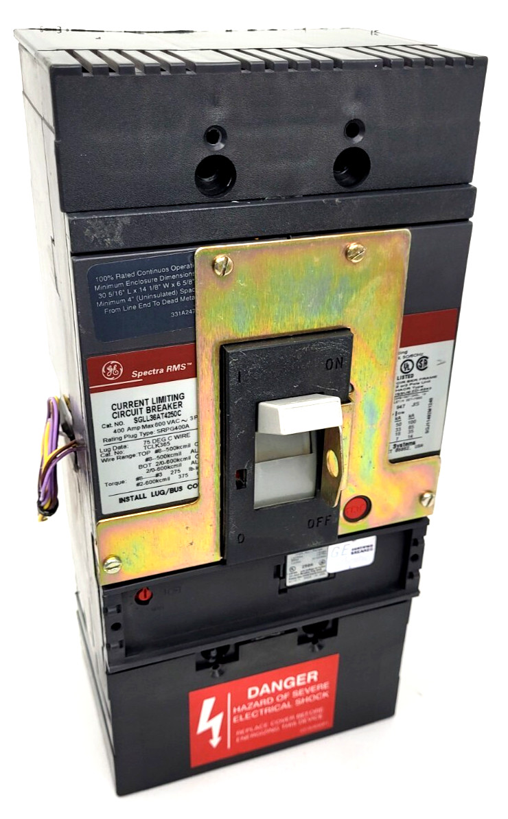 SGLL36AT0400 GE Spectra 400A Breaker Frame w/ 250A SRPG400A250 – Next Day Option