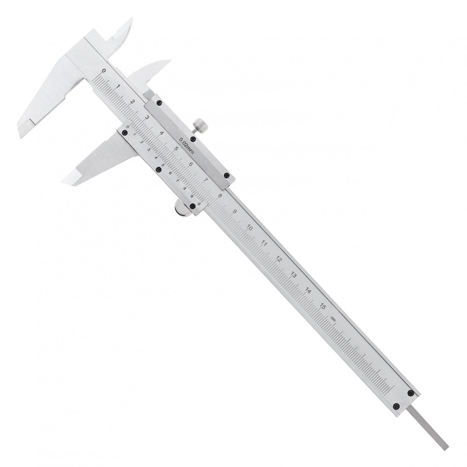 Vernier Caliper Measuring Tool 150mm Manual Non Digital Calipers 0.02mm Accuracy